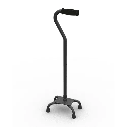 RG5620 Quad Cane Offset Handle Overall Black