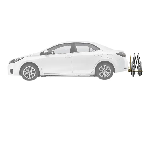 Rgcwcc Wheelchair Carrier On A Side View Of A Car