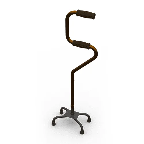 RGWS101 Crooked Quad Cane Overall
