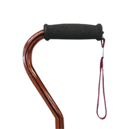 RG1060 Offset Curved Handle Walking Stick Close Up