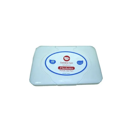 Confident Care Flushettes - Flushable Adult Wipes