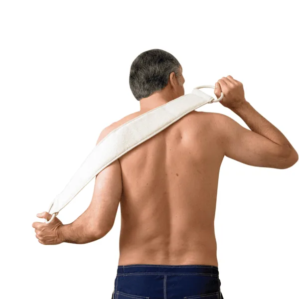 Double Sided Flannel Strap With Wash Mitt