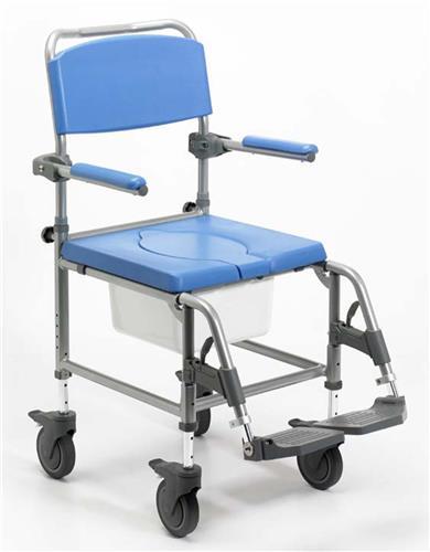 mobile, mobile shower chair, shower chair, shower chair with wheels, commode