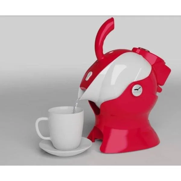 Ucello Tipping Kettle Red