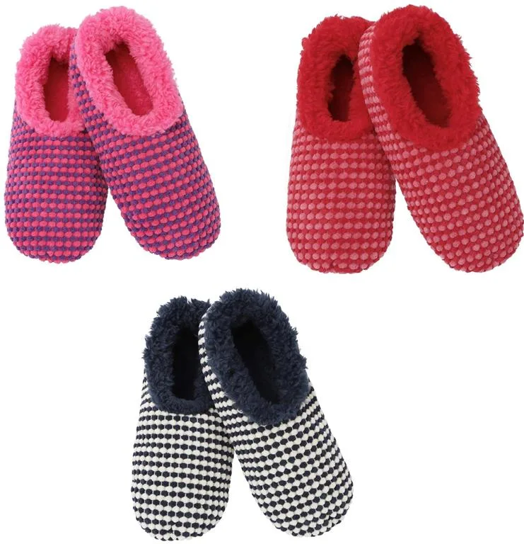 Slumbies Non Slip Slippers - Soft Dots
