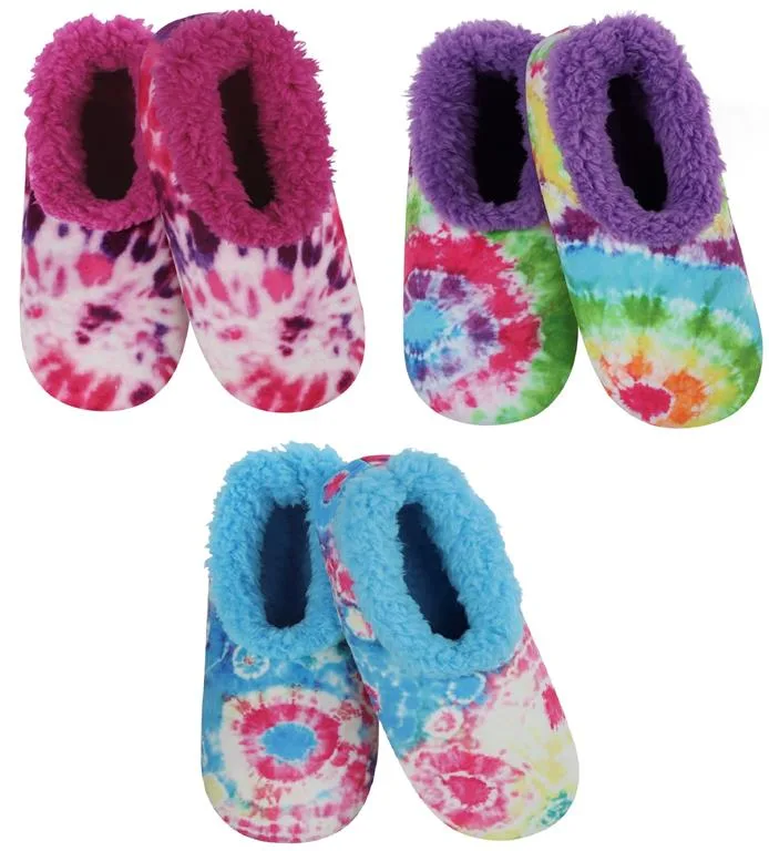 Slumbies Non Slip Slippers - Peace