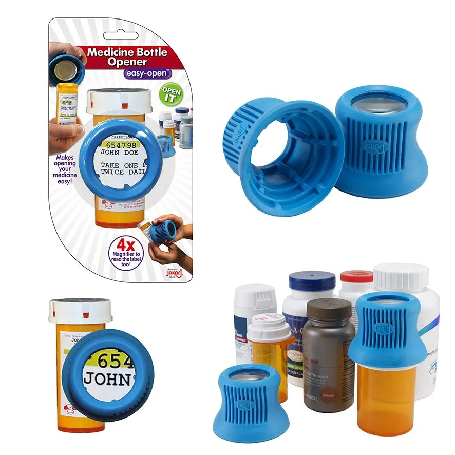 Jokari Medicine Bottle Opener With Magnifier