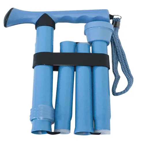 RGWS305 Folding Cane Folded Aqua Blue Pearl