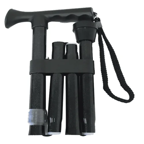 RGWS306 Folding Cane Folded Black Pearl