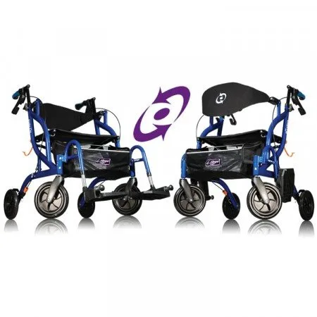 Airgo Fusion Side Folding Rollator & Transport Chair - Image 3
