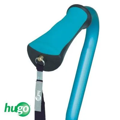 Hugo Offest Cane With Quadpod Blue Superpharmacyplus 01766
