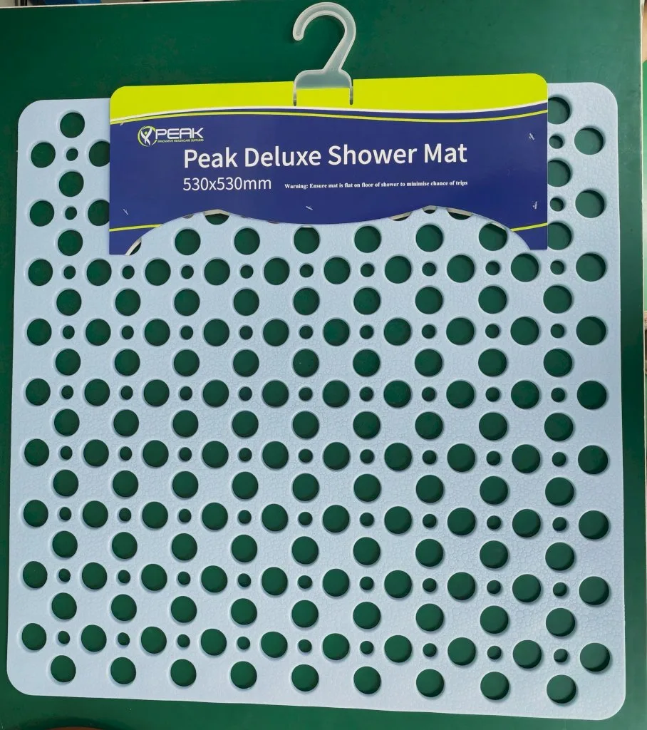 Peak Care Deluxe Shower Mat - 530mm x 530mm