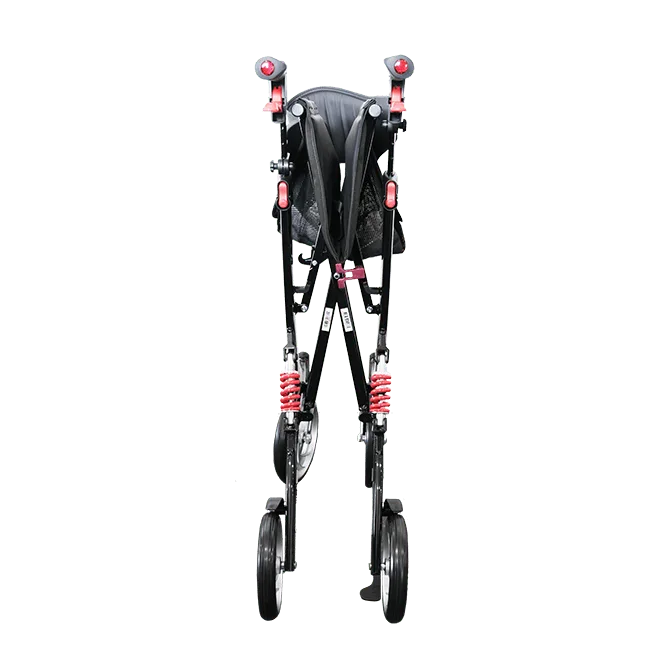 Peak Ellipse Heavy Duty Aluminium Rollator Folded No Backgound