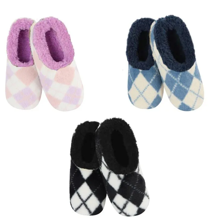 Slumbies Non Slip Slippers - Diamonds