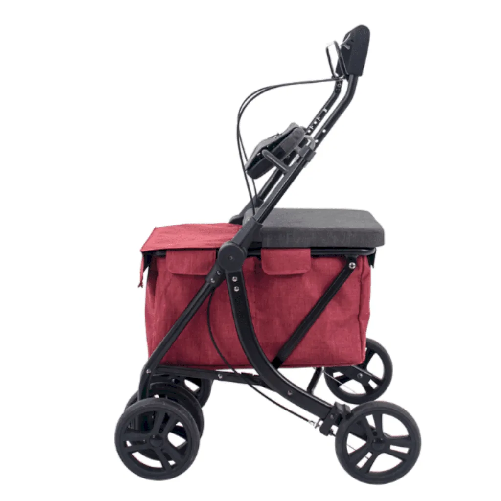 Peak Care EzShopper Trolley Walker With Insulated Shopping Bag - Image 2